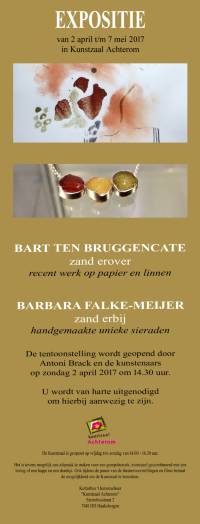 uitnodiging expositie BART TEN BRUGGENCATE 2017 b